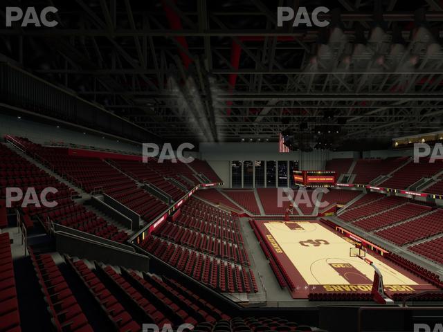 Galen Center - Section 210 Seat View