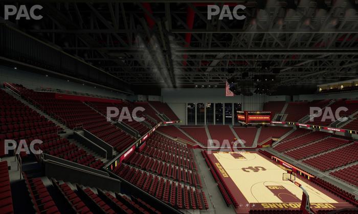 Galen Center - Section 210 Seat View