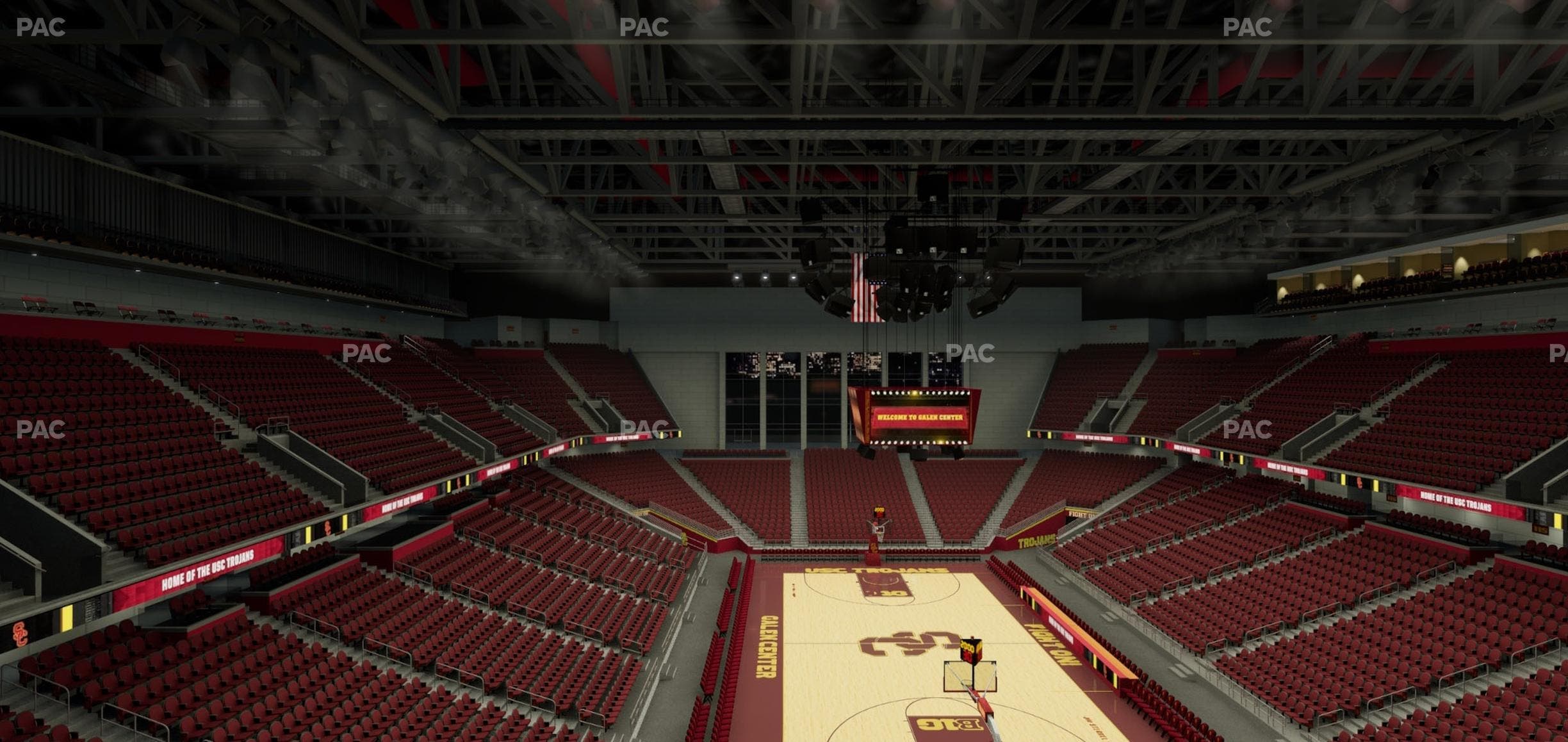 Galen Center - Section 211 Seat View