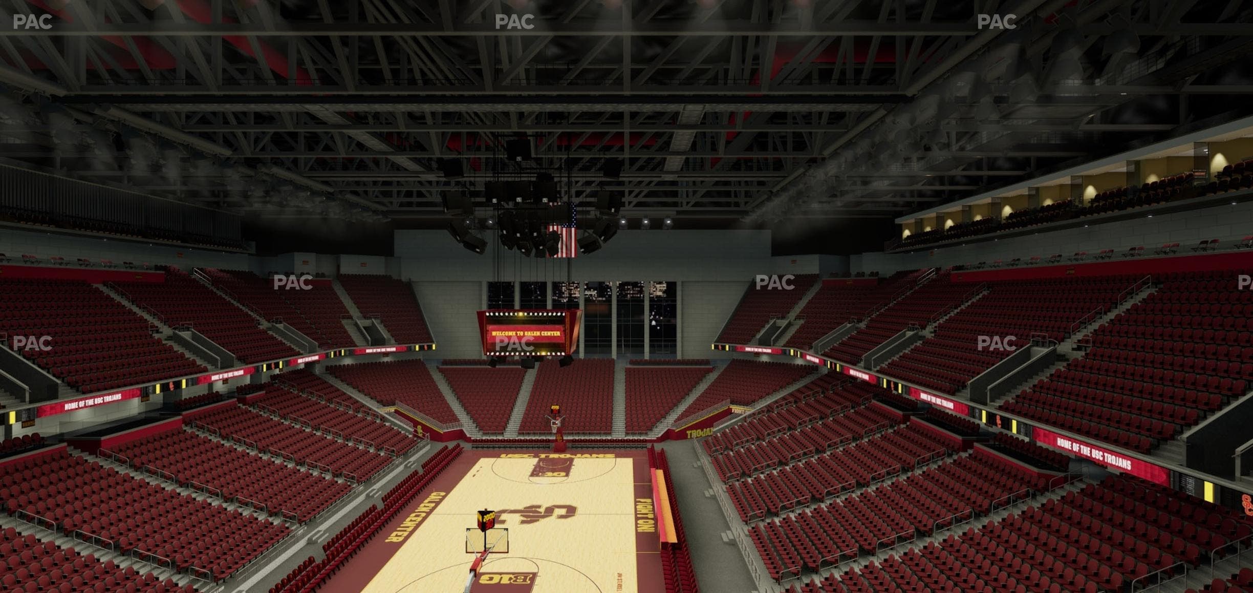 Galen Center - Section 212 Seat View