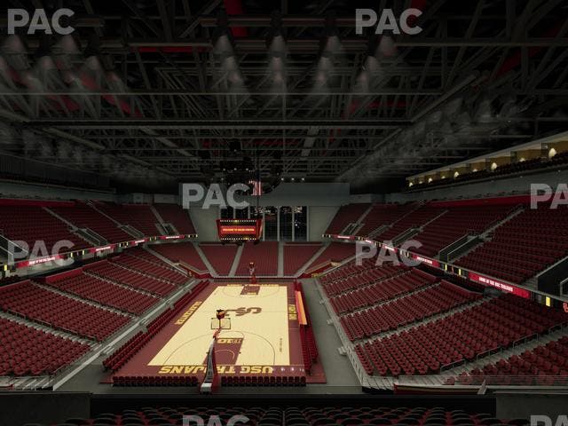 Galen Center - Section 212 Seat View Galen Center - Section 212 Seat View