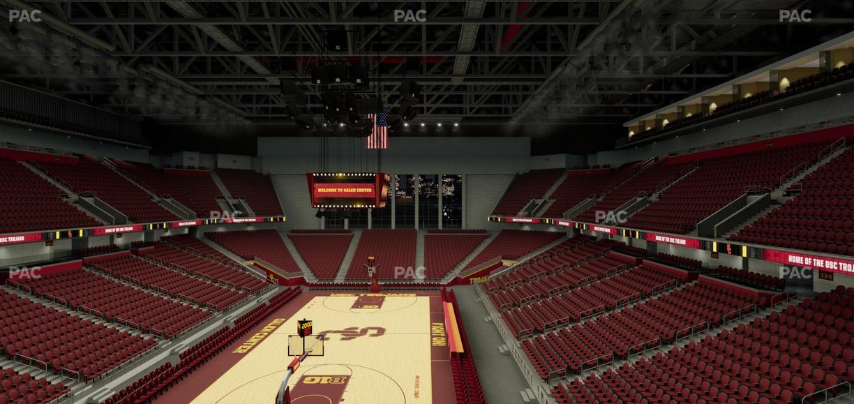 Galen Center - Section 212 Seat View