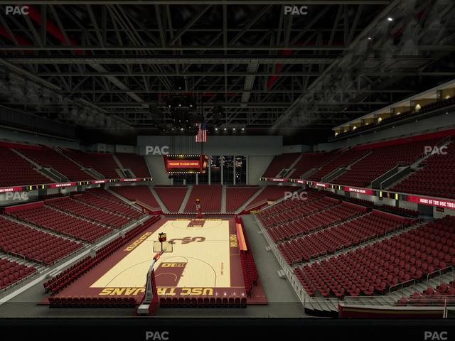 Galen Center - Section 212 Seat View