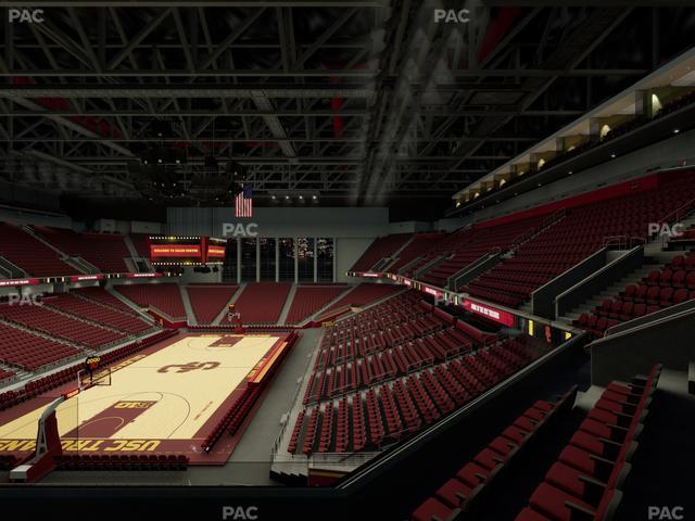 Galen Center - Section 213 Seat View