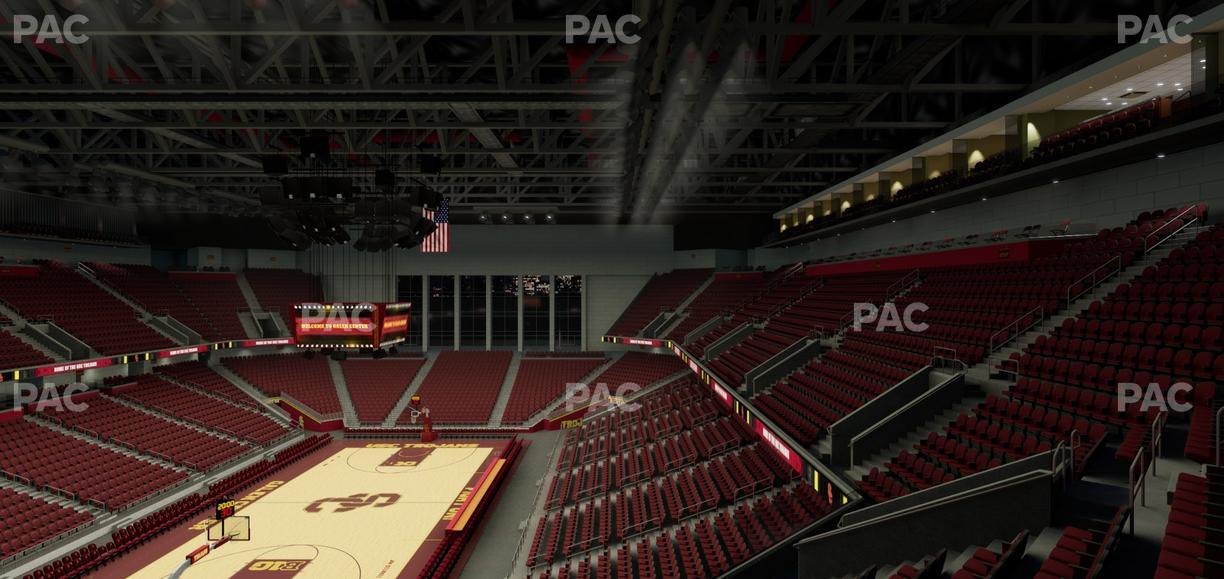 Galen Center - Section 213 Seat View