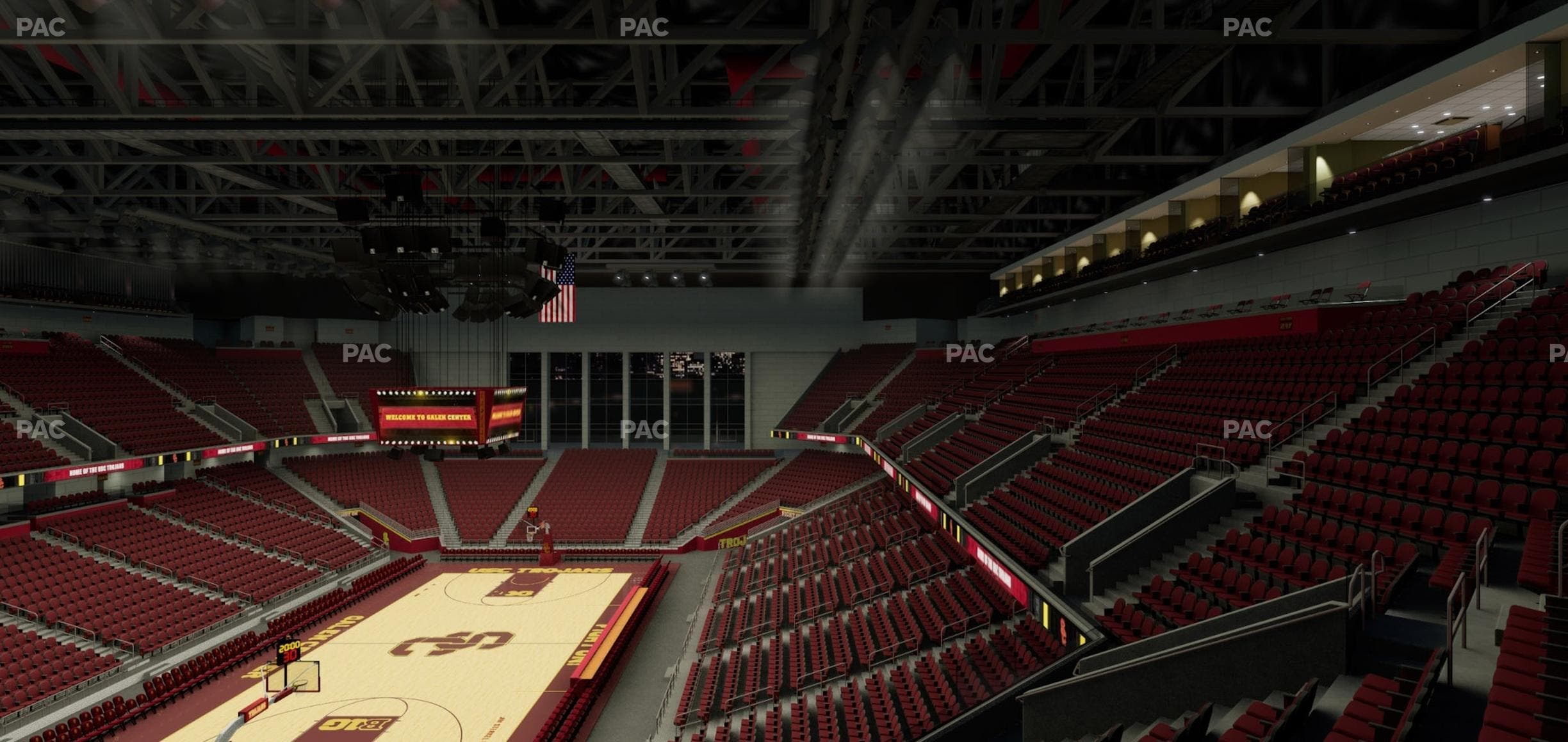 Galen Center - Section 213 Seat View