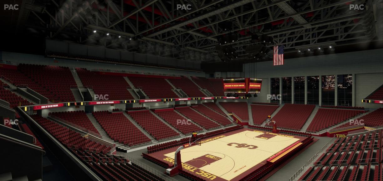 Galen Center - Section 214 Seat View