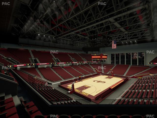 Galen Center - Section 214 Seat View