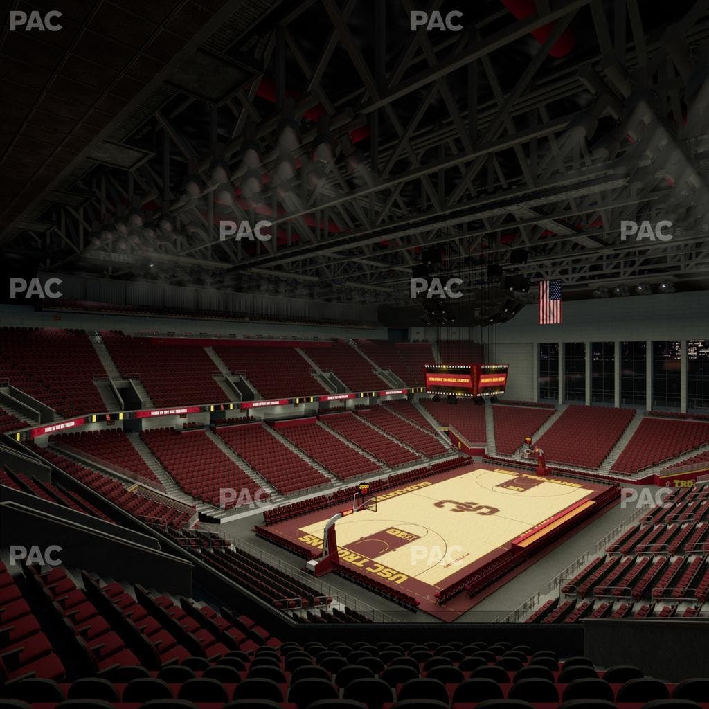 Galen Center - Section 214 Seat View