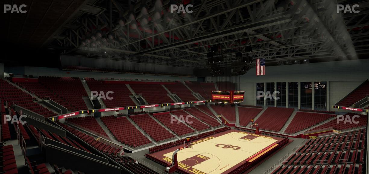 Galen Center - Section 214 Seat View