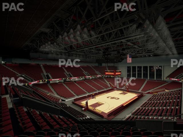 Galen Center - Section 214 Seat View Galen Center - Section 214 Seat View