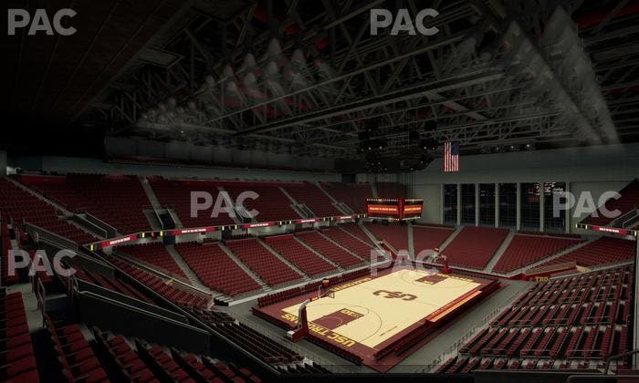 Galen Center - Section 214 Seat View