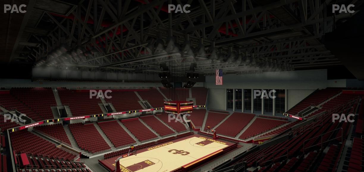 Galen Center - Section 215 Seat View