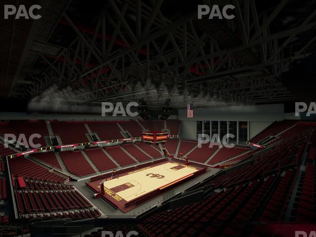 Galen Center - Section 215 Seat View