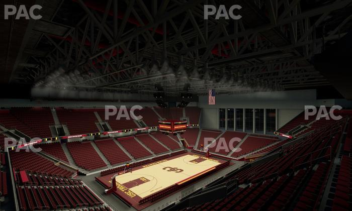 Galen Center - Section 215 Seat View