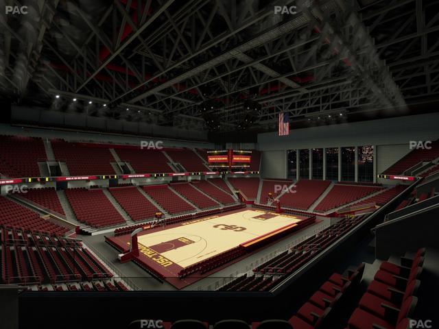Galen Center - Section 215 Seat View