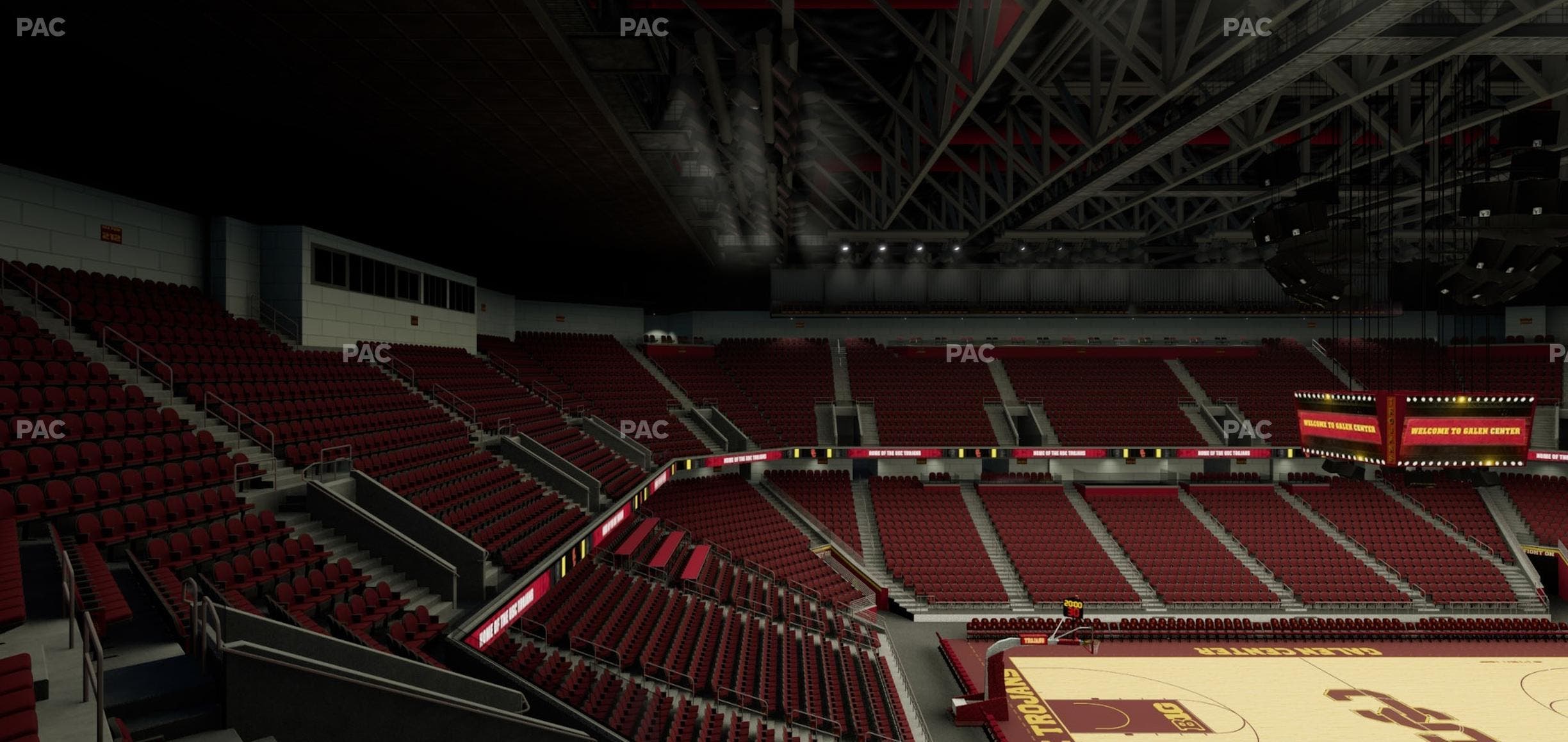 Galen Center - Section 216 Seat View