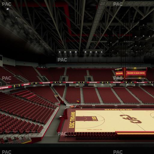 Galen Center - Section 217 Seat View