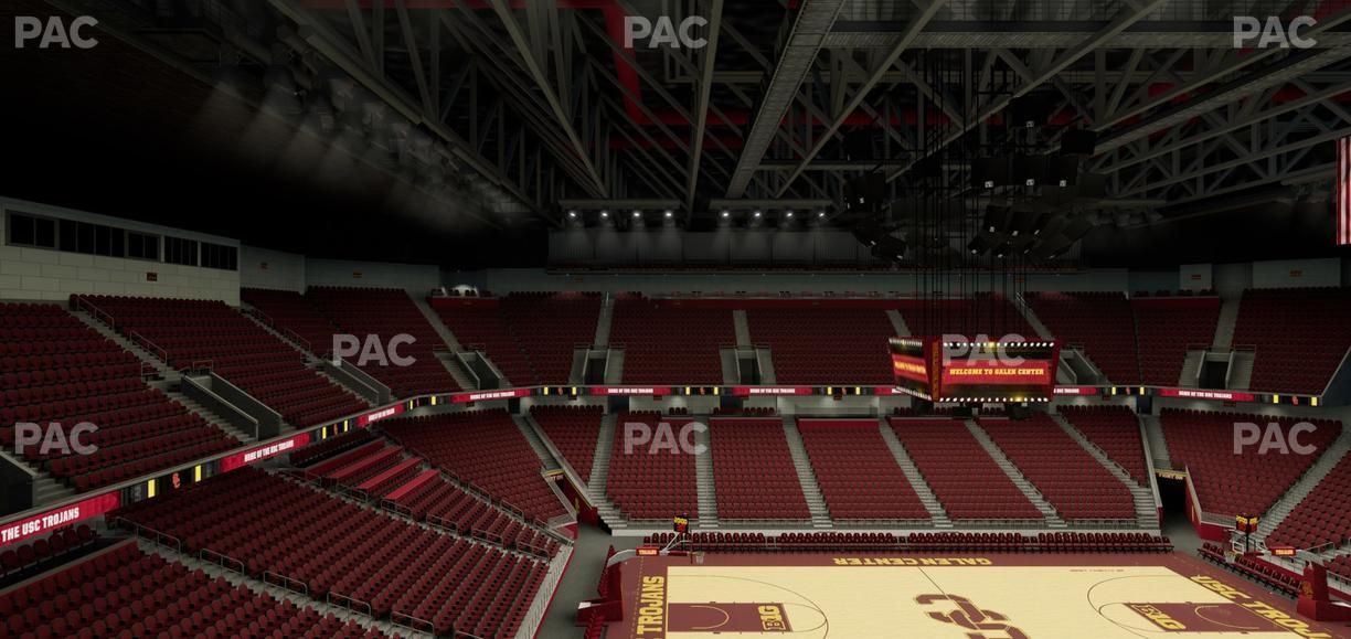 Galen Center - Section 217 Seat View