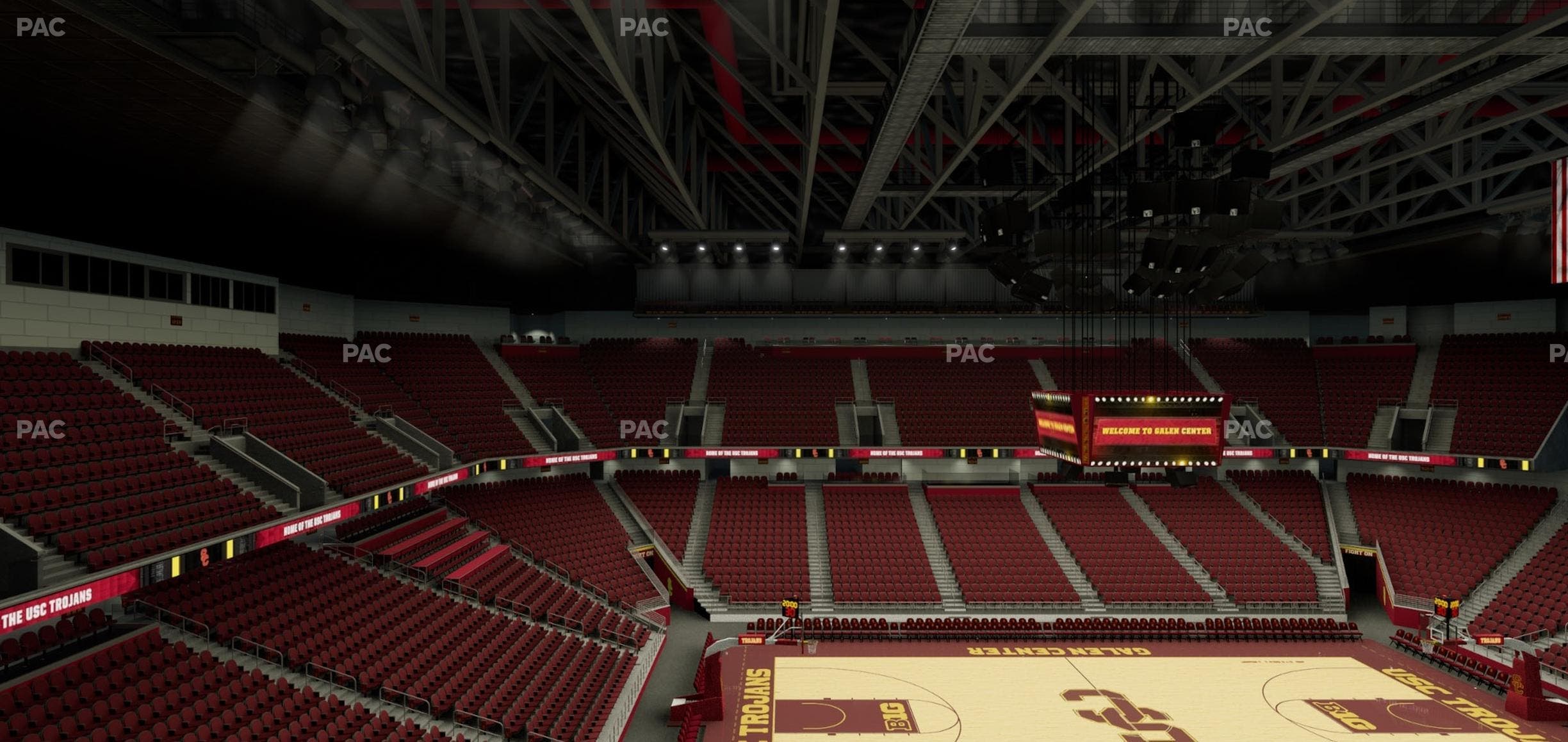 Galen Center - Section 217 Seat View