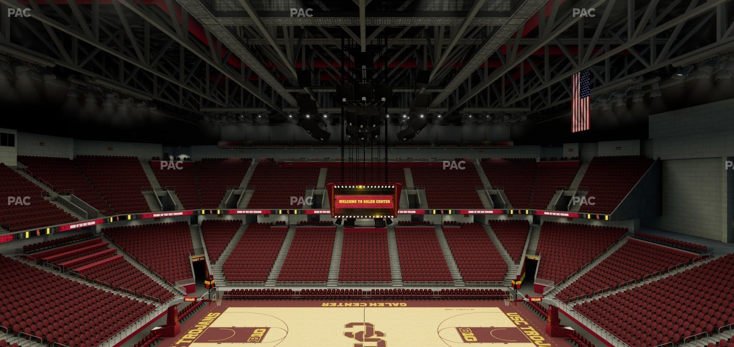 Galen Center - Section 218 Seat View