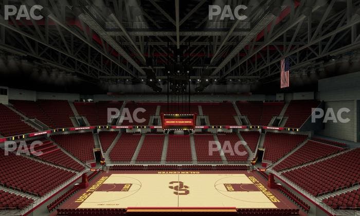 Galen Center - Section 218 Seat View