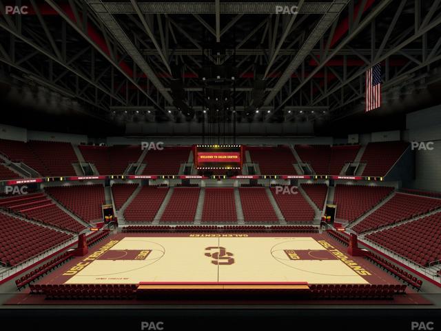 Galen Center - Section 218 Seat View