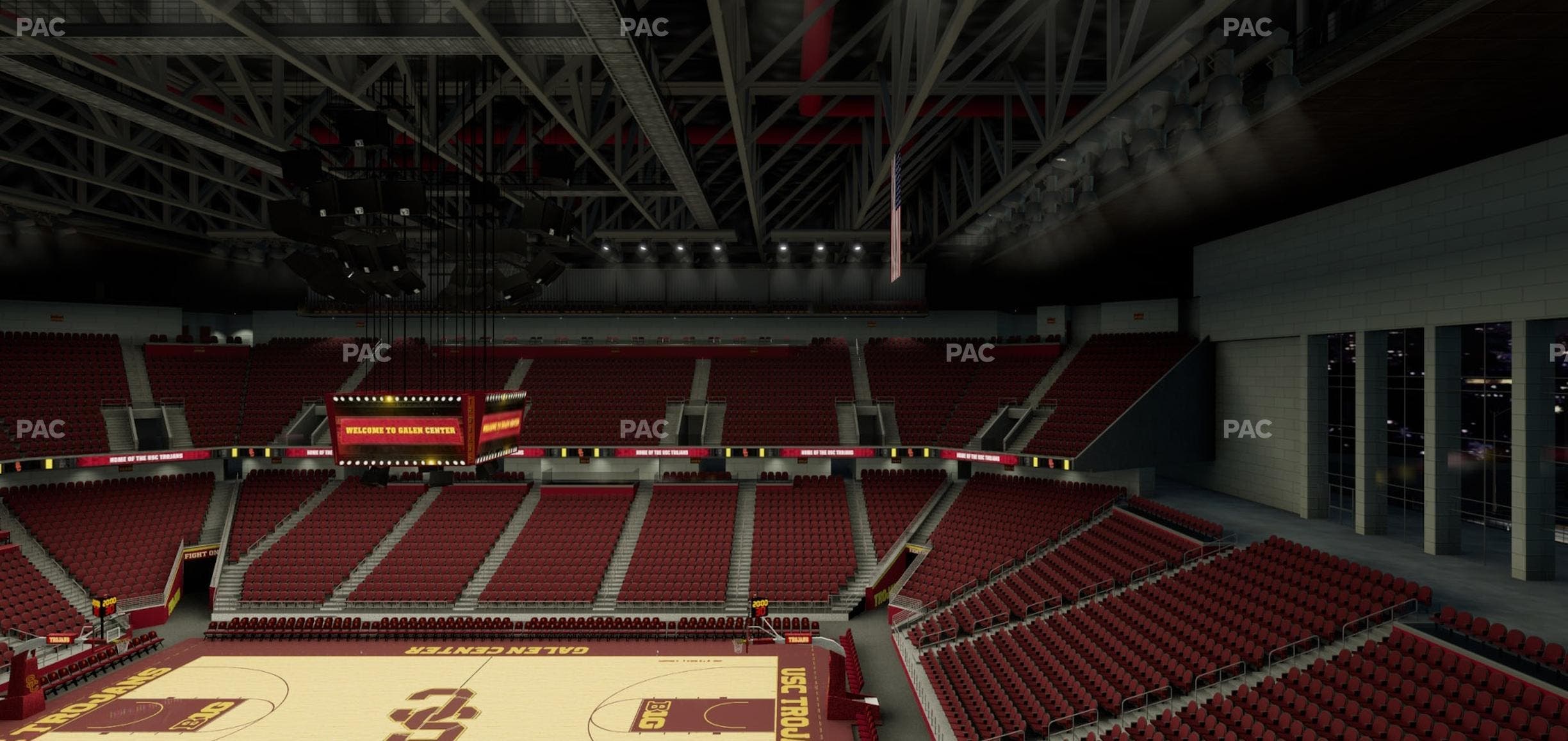 Galen Center - Section 219 Seat View