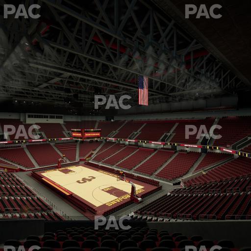 Galen Center - Section 222 Seat View