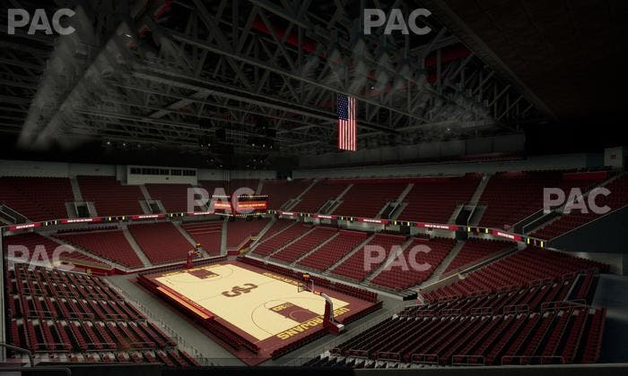 Galen Center - Section 222 Seat View