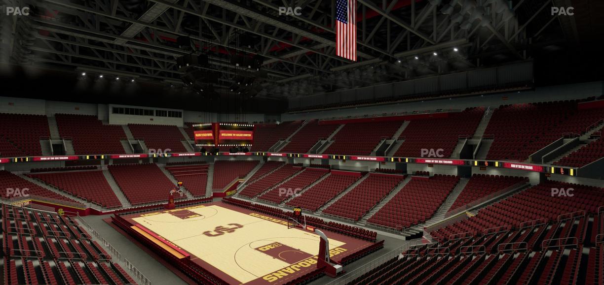 Galen Center - Section 222 Seat View