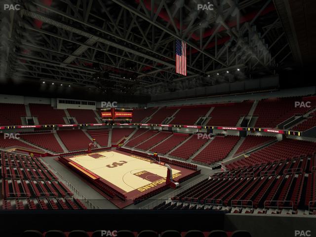 Galen Center - Section 222 Seat View