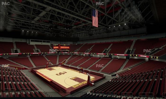 Galen Center - Section 222 Seat View