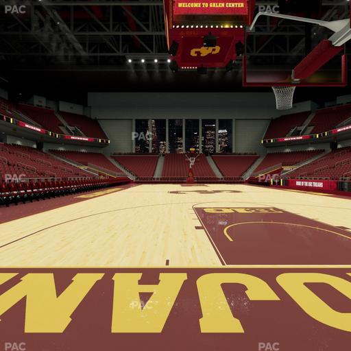 Galen Center - Section Courtside South Seat View
