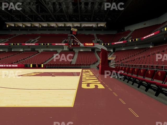 Galen Center - Section Courtside West Seat View Galen Center - Section Courtside West Seat View