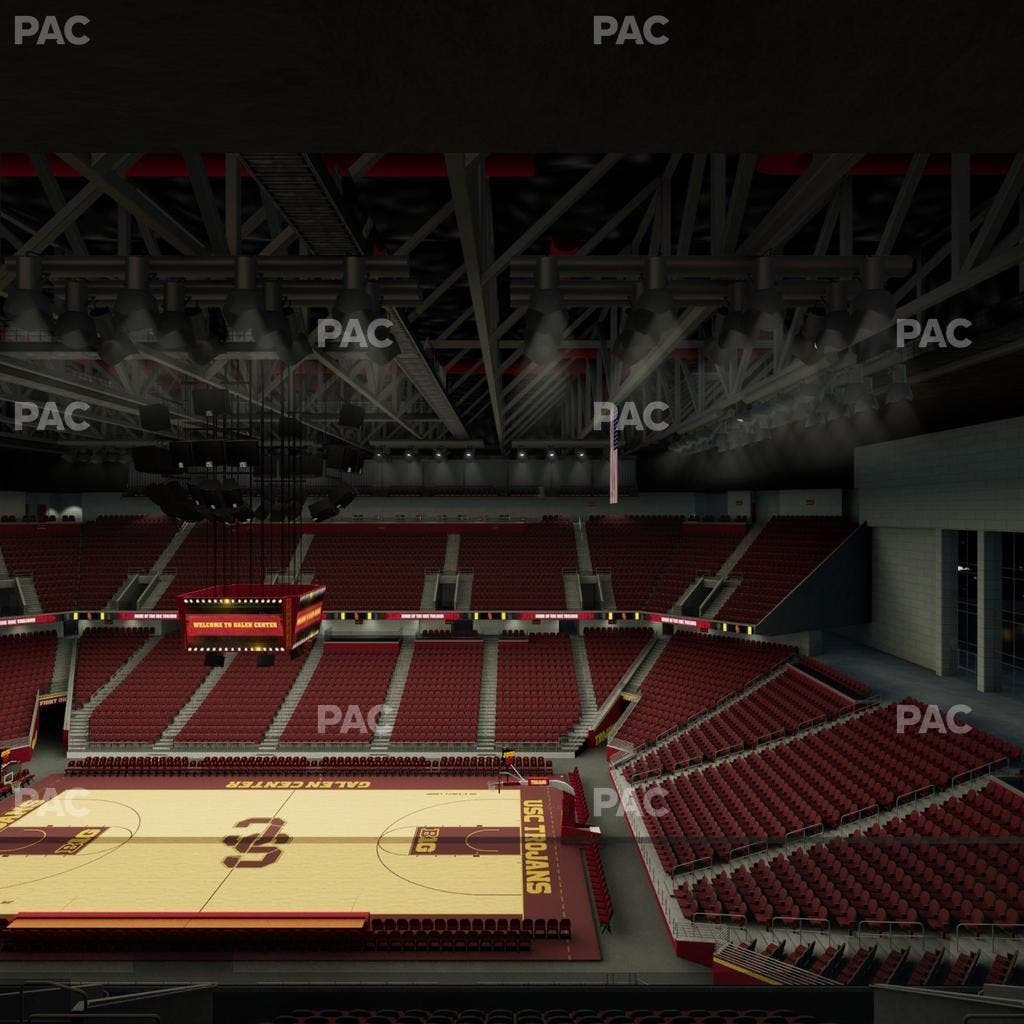 Galen Center - Section Wc E Seat View