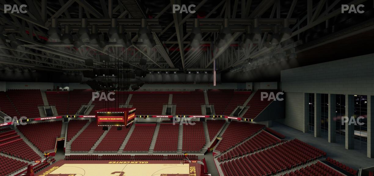 Galen Center - Section Wc E Seat View