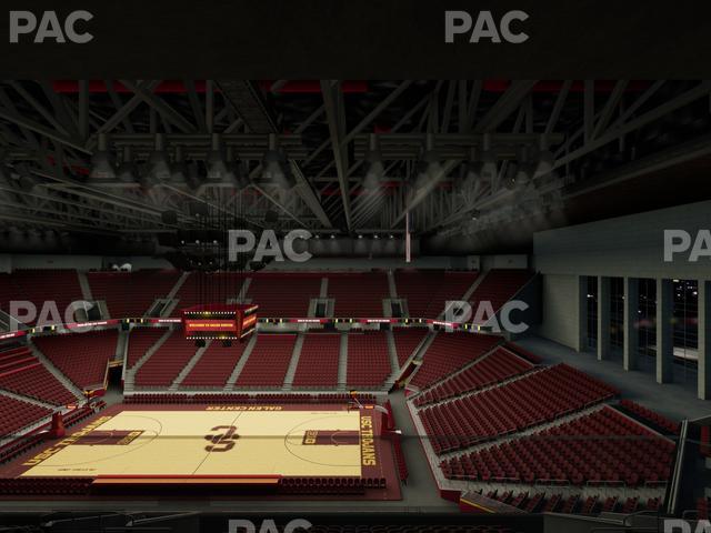 Galen Center - Section Wc E Seat View