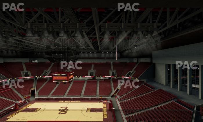 Galen Center - Section Wc E Seat View