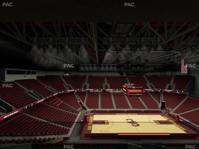 Galen Center - Section Wc E Seat View