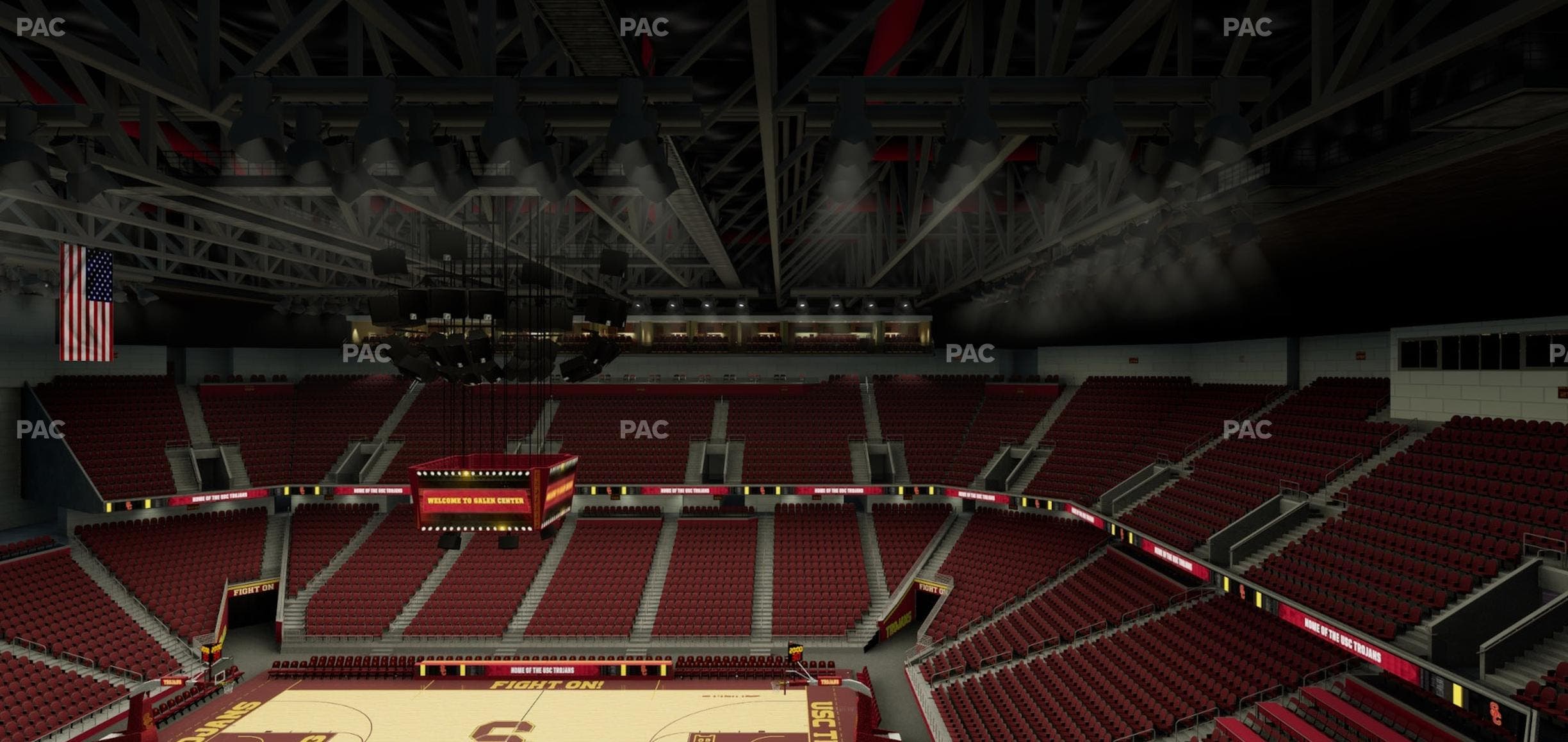 Galen Center - Section Wc W Seat View