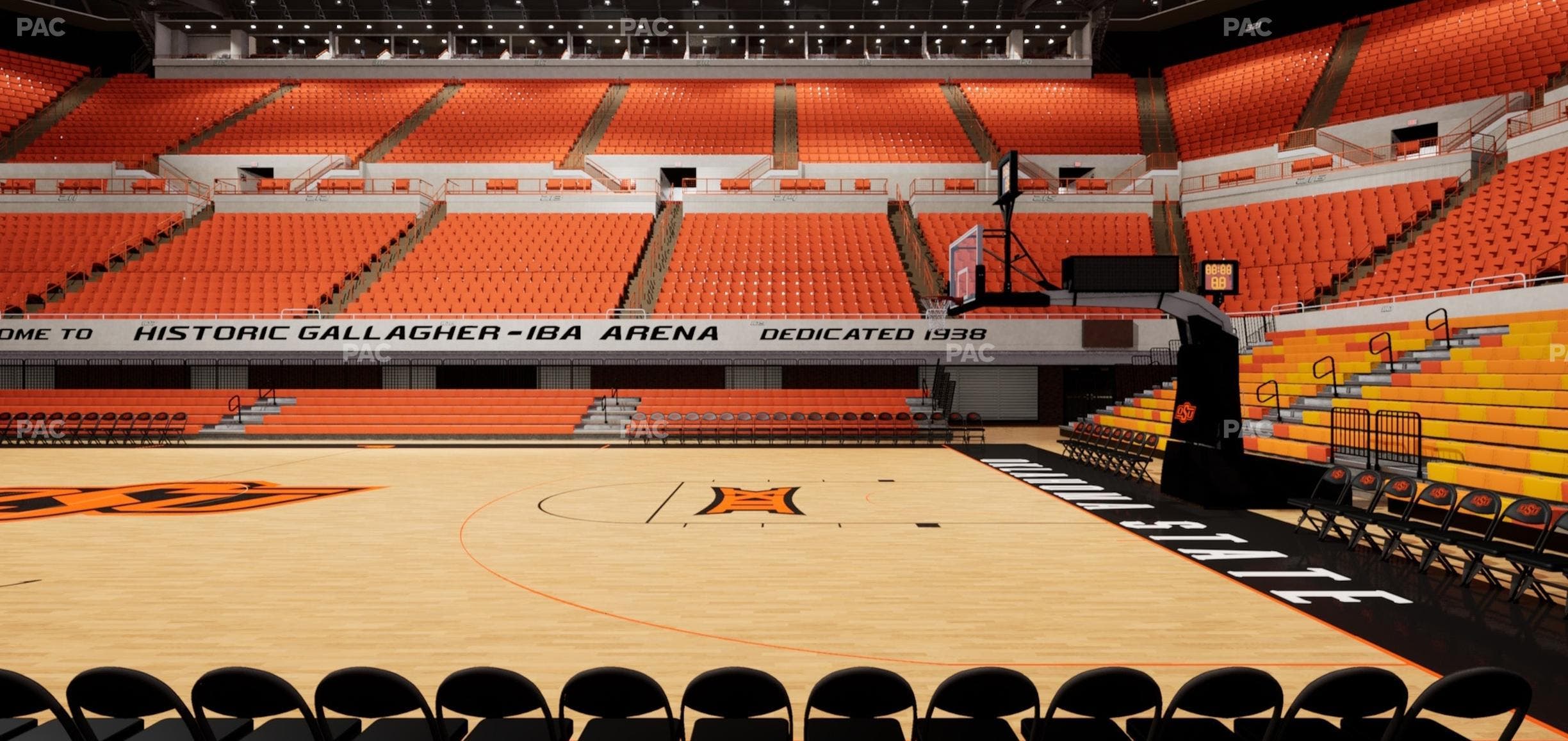 Gallagher-Iba Arena - Section 101 Seat View