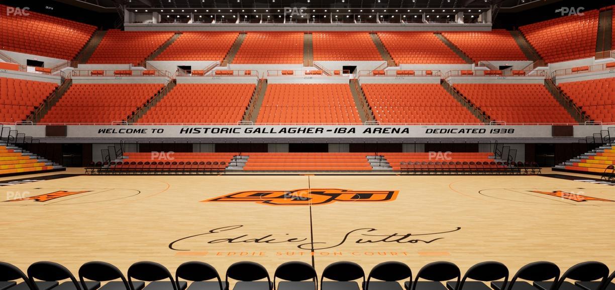 Gallagher-Iba Arena - Section 102 Seat View