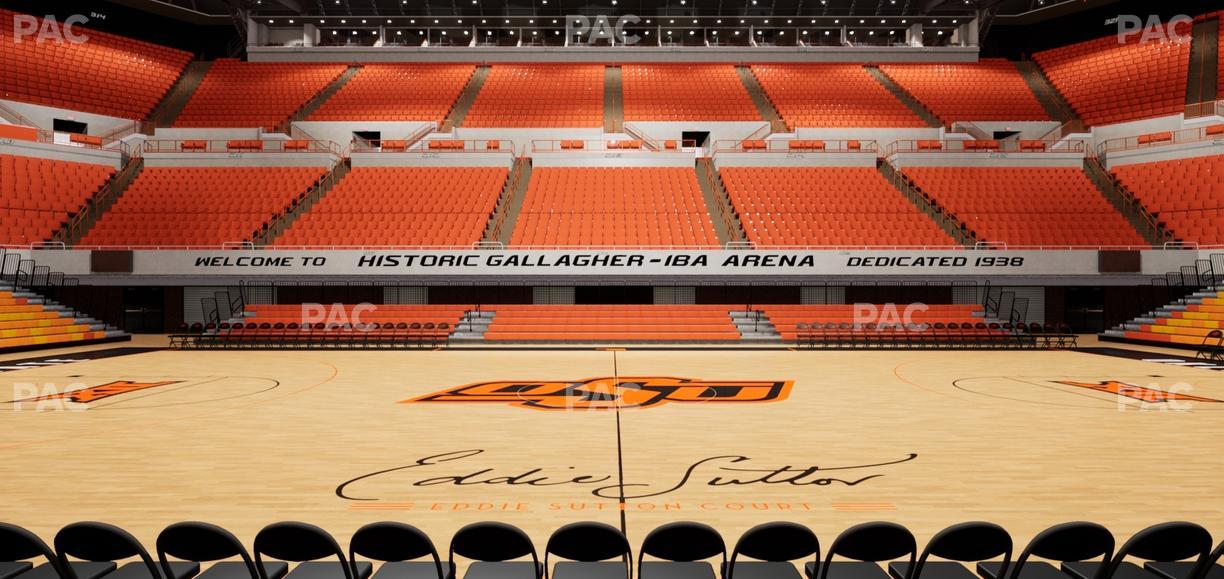 Gallagher-Iba Arena - Section 102 Seat View