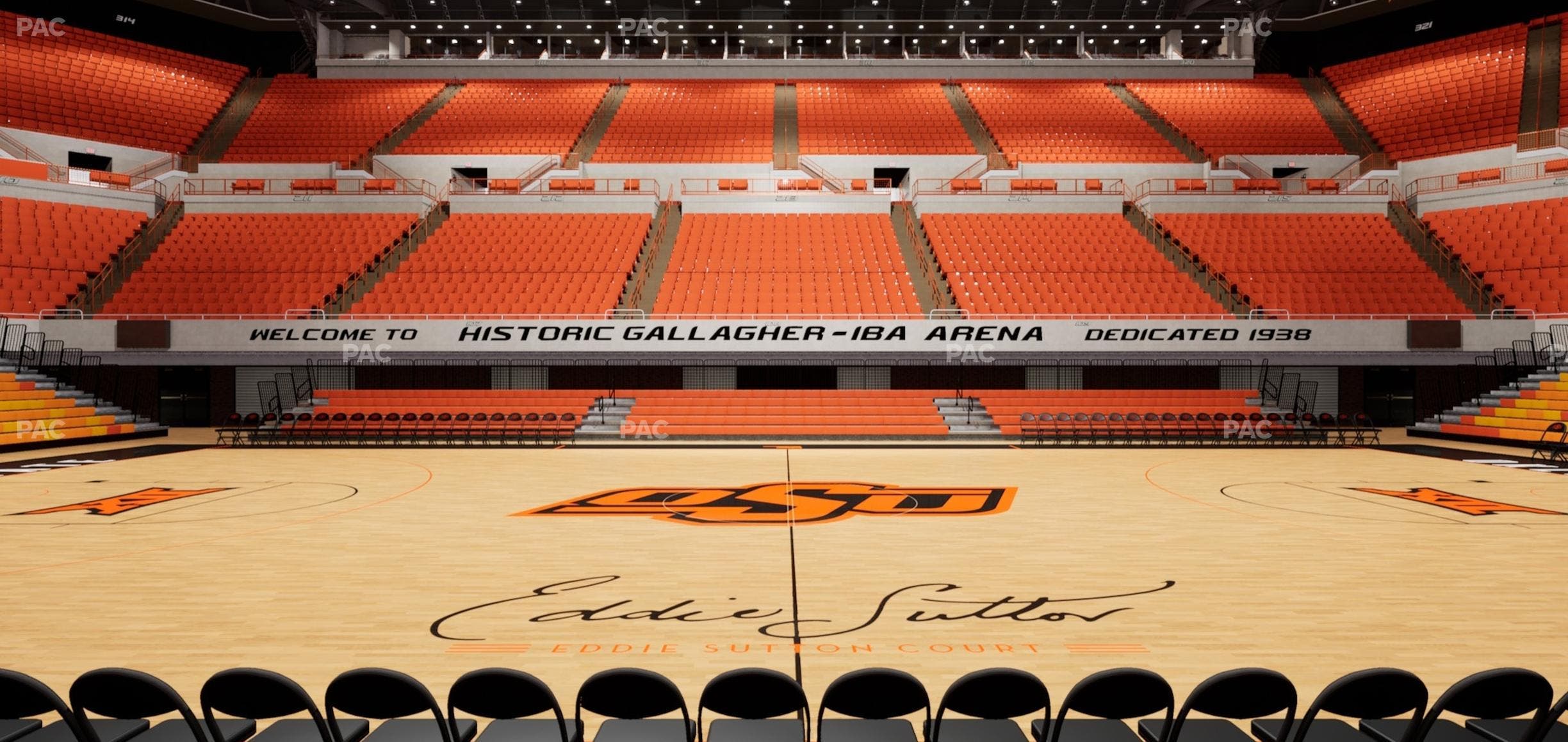 Gallagher-Iba Arena - Section 102 Seat View
