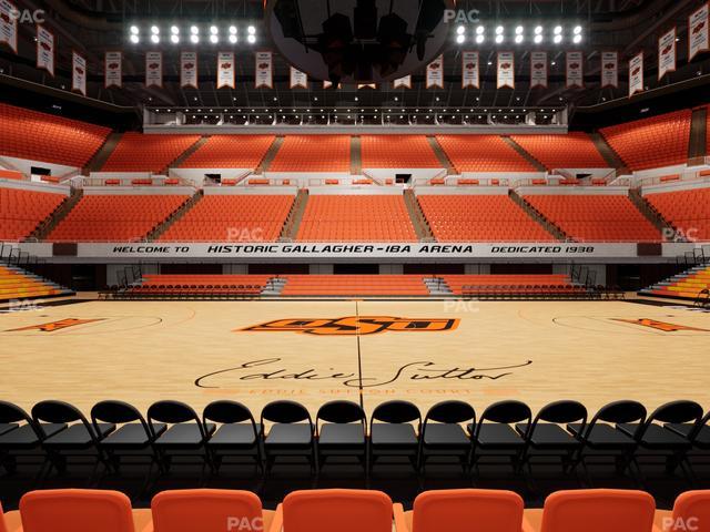 Gallagher-Iba Arena - Section 102 Seat View
