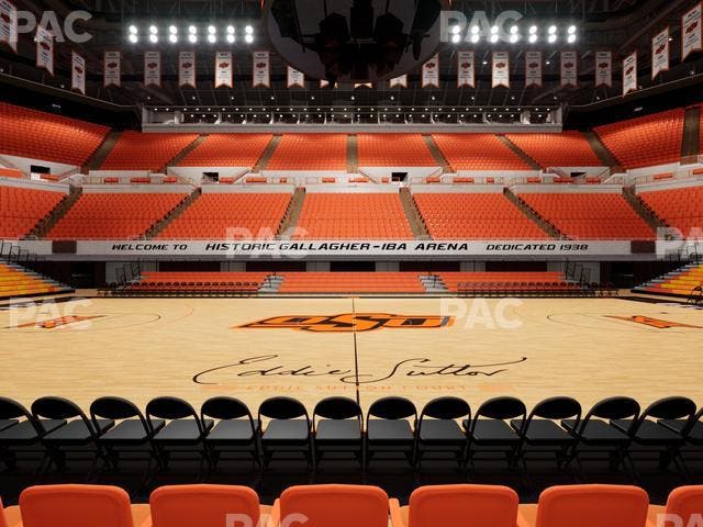 Gallagher-Iba Arena - Section 102 Seat View