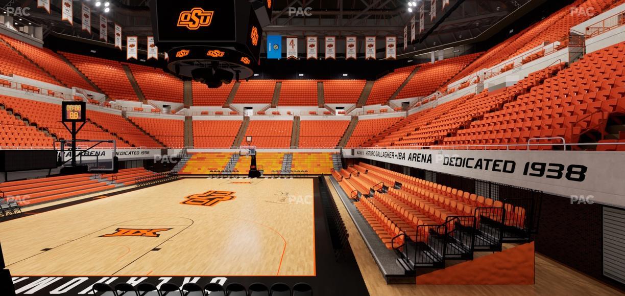 Gallagher-Iba Arena - Section 104 Seat View