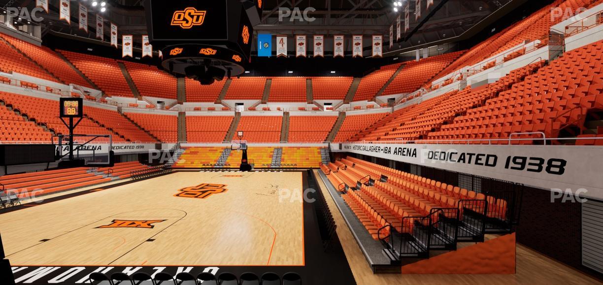 Gallagher-Iba Arena - Section 104 Seat View