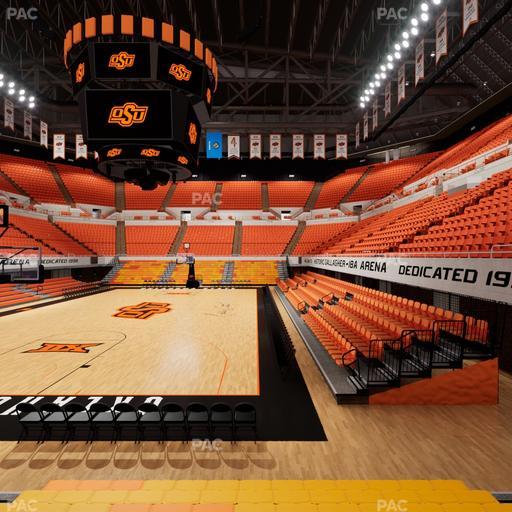 Gallagher-Iba Arena - Section 104 Seat View